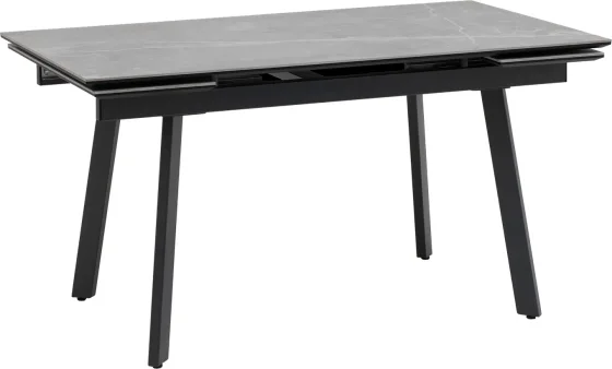 Обеденный стол Stool Group Тайл 140-200x85x75 (керамика Larka Grey/антрацит)