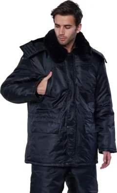 Куртка рабочая Стоик-Спецодежда Дозор ТнЗМим-2 КУР185 (р.52-54, 182-188, черный оксфорд) — фото 7
