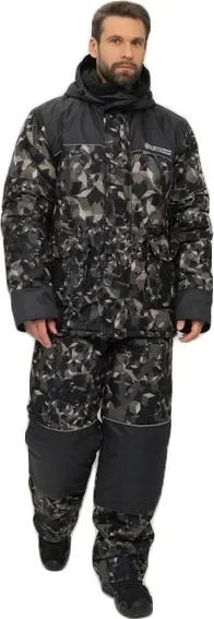 Костюм для охоты и рыбалки Huntsman Альтаир -45°C КМФ 004 кубики (р.52-54/170-176)