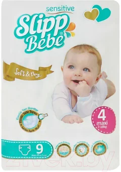 Подгузники детские Slipp Bebe №4 7-18 кг (9шт) — фото 1