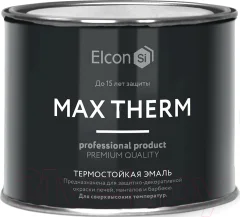 Эмаль Elcon Термостойкая до 700C (400г, графит) — фото 1