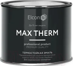 Эмаль Elcon Термостойкая до 700C (400г, графит) — фото 6