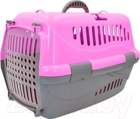 Переноска для животных Homepet 75220 (48x32x32см, розовый)