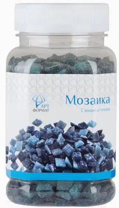 Мозайка для декорирования АртФормат Синие оттенки / AF08-011-06 — фото 1
