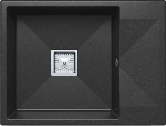 Мойка кухонная Polygran Blade 660 (черный)