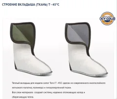 Сапоги для охоты и рыбалки Torvi CBM TPE 01 45 45 (р.45, черный) — фото 6