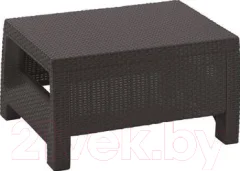 Кофейный столик садовый Keter Corfu Table / 207786 (коричневый) — фото 1