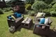 Кофейный столик садовый Keter Corfu Table / 207786 (коричневый) — фото 6