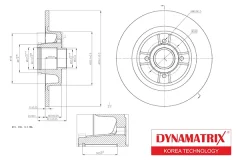 Тормозной диск Dynamatrix DBD1641 — фото 3