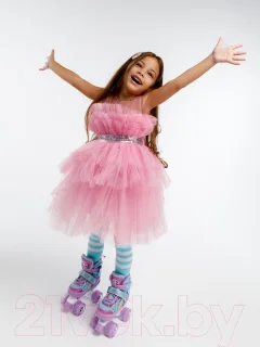 Роликовые коньки Amarobaby Disco / AMARO-35Di-Pu-34 (фиолетовый, р. 34-37) — фото 10