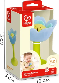 Прорезыватель для зубов Hape Малышам Голубой цветок / E0138_HP — фото 3