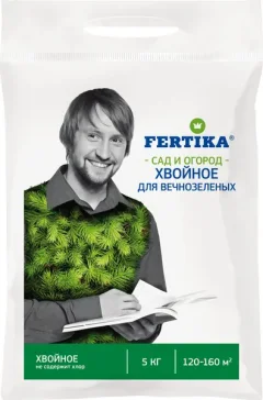 Удобрение Fertika Хвойное для вечнозеленых и голубики весна-лето (5кг) — фото 5