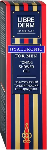 Гель для душа Librederm For Men гиалуроновый тонизирующий (250мл) — фото 6
