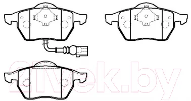 Тормозные колодки HSB HP9471