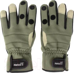 Перчатки для охоты и рыбалки Helios HS-HY-D13-L (L, хаки) — фото 1