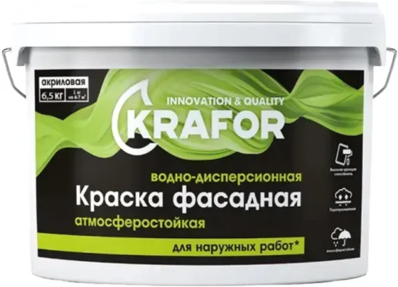 Краска Krafor Фасадная (6.5кг)