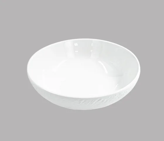 Набор тарелок Stenova Home Lava 61418121 (2шт, белый фарфор)
