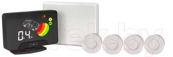 Парковочный радар AAALine LCD-14 (белый)