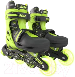 Роликовые коньки Yvolution Neon Combo Skates / NT09G4 (р.29-32, зеленый) — фото 2