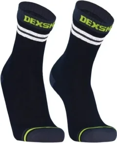 Термоноски DexShell Pro Visibility Cycling / DS648GRYXL (р-р 47-49, серый/полоска) — фото 1