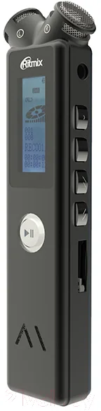 Цифровой диктофон Ritmix RR-145 16Gb (черный) — фото 3