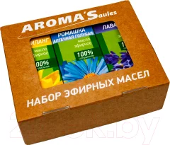 Набор эфирных масел Saules Sapnis Цветочный (3x10мл) — фото 1