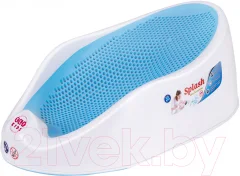 Горка для купания Эльфпласт Splash / 585 (белый/голубой) — фото 1