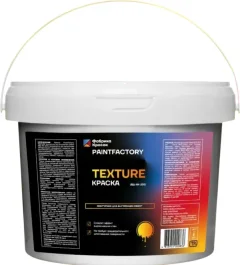 Краска PaintFactory Texture фактурная для внутренних работ 1-1.5мм (15кг, белый) — фото 1