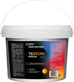 Краска PaintFactory Texture фактурная для внутренних работ 1-1.5мм (15кг, белый) — фото 3