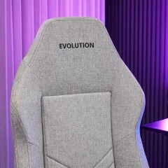 Кресло геймерское Evolution Titan Fabric (серый) — фото 8