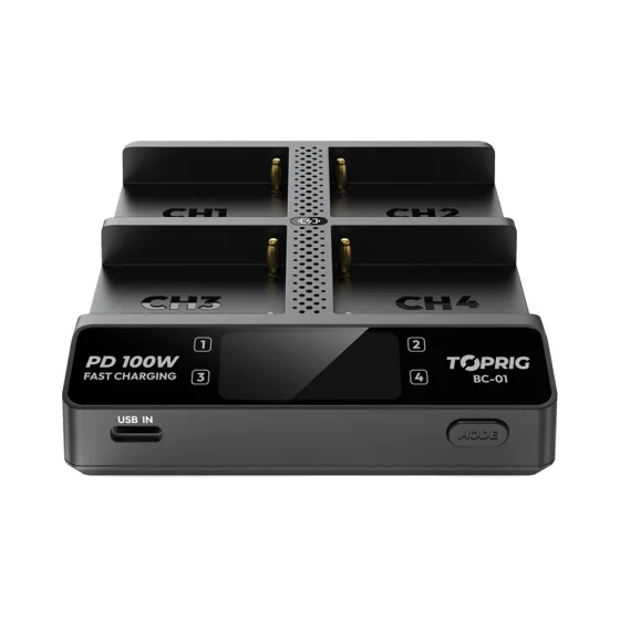 Зарядное устройство для аккумулятора для камеры Accsoon Toprig BC01 4-Bay NP-F / 32848