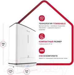 Накопительный водонагреватель Ariston Velis Tech R ABS 50 (3700712) — фото 6