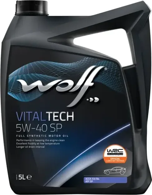 Моторное масло WOLF Vitaltech 5W40 SP / 1048901 (5л)