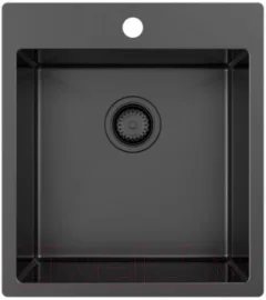 Мойка кухонная ZORG ZRN 5045 Premium PVD Gunblack — фото 1